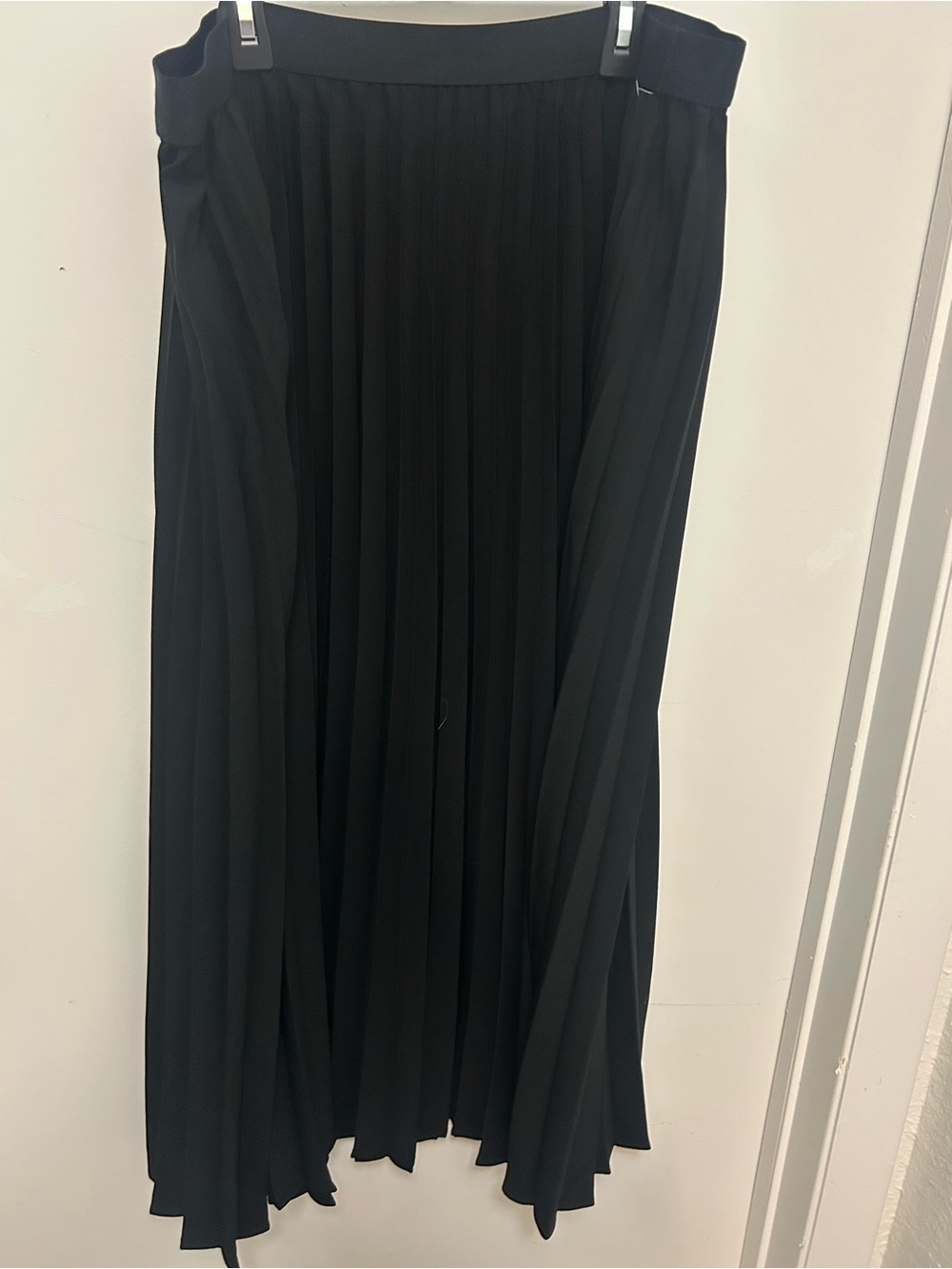 a new day Black Pleated Maxi Skirt